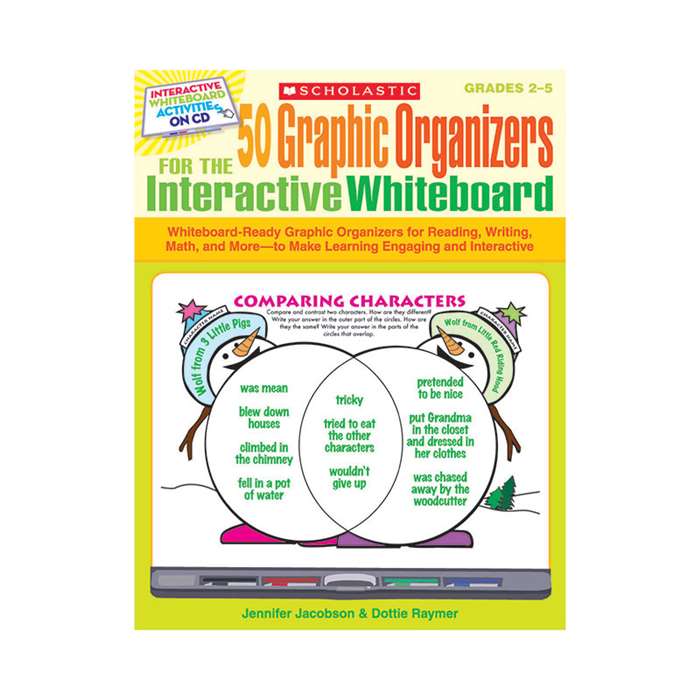 50 Graphic Organizers For The Interactive Whiteboard By Scholastic Books Trade