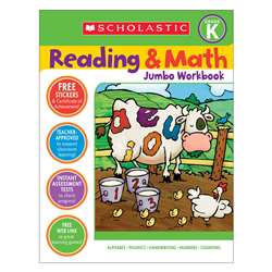 Reading & Math Jumbo Workbk Grade K, SC-978599