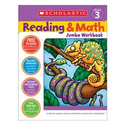 Reading & Math Jumbo Workbk Grade 3, SC-978602