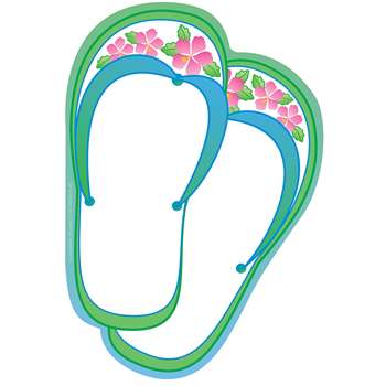 Creative Shapes Notepad Flip Flops Large By Creative Shapes Etc