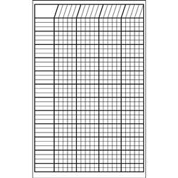 Incentive Chart Small White 14 X 22 By Shapes Etc