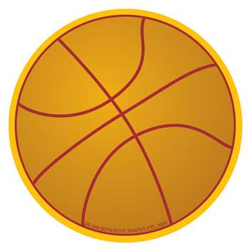 Creative Shapes Notepad Basketball Mini By Creative Shapes Etc