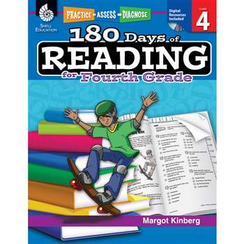 180 Days Of Reading Book For Fourth Grade By Shell Education