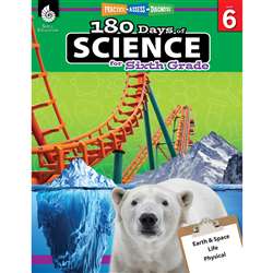 180 Days Of Science Grade 6, SEP51412