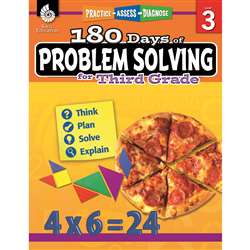 180 Day Problem Solving Gr3 Workbk, SEP51615