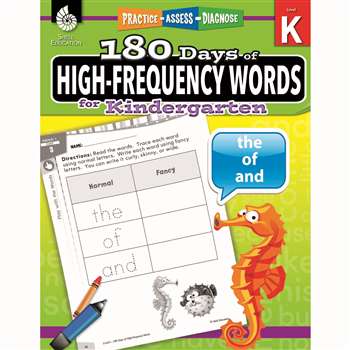 180 Day High Freq Words Gr K Workbk, SEP51633