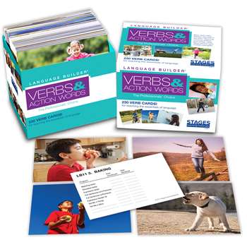 Lang Builder Picture Cards Verbs, SLM011