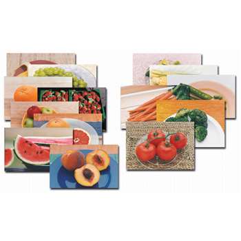 Fruits & Vegetables Poster Set-14 Of 14 By Stages Learning Materials