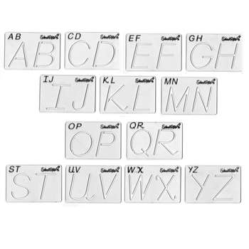 Shop Beginning Alphabet Templates Transitional Uppercase - Sr-028 By School Rite