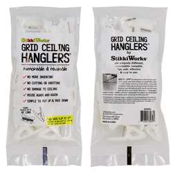 Ceiling Hanglers Grid Clip 10/Pk Kits By The Stikkiworks