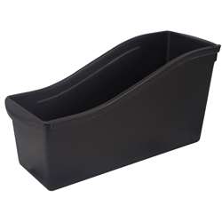 Large Book Bin W Front Pockets Black, STX70109E06C