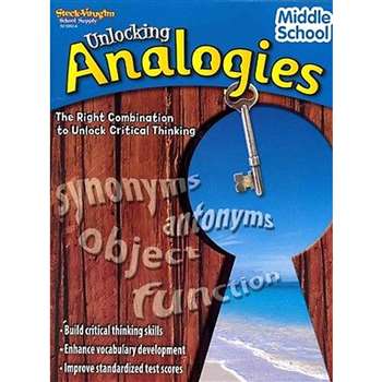 Unlocking Analogies Middle School By Harcourt School Supply