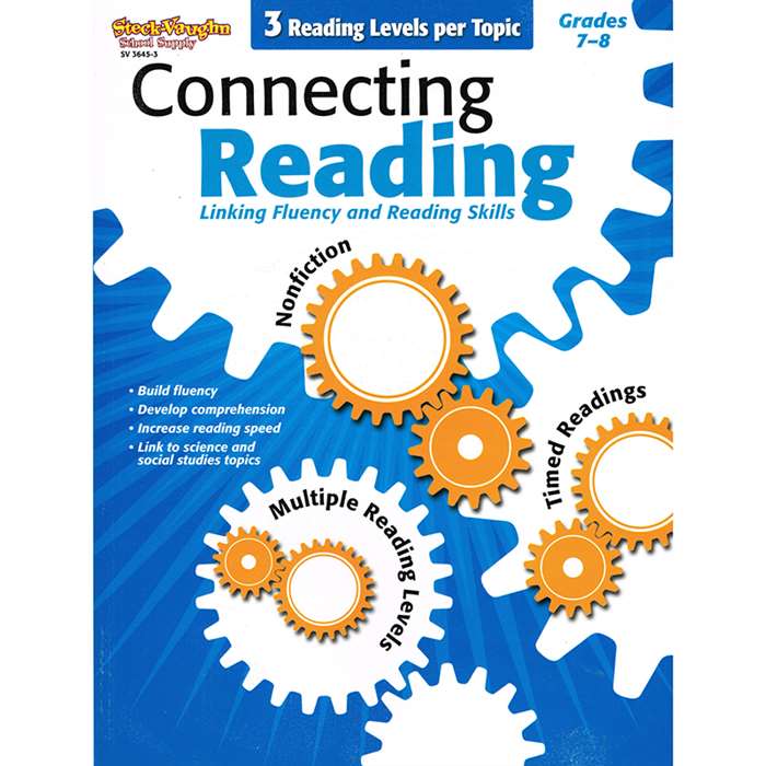 Connecting Reading Grades 7-8 By Harcourt School Supply