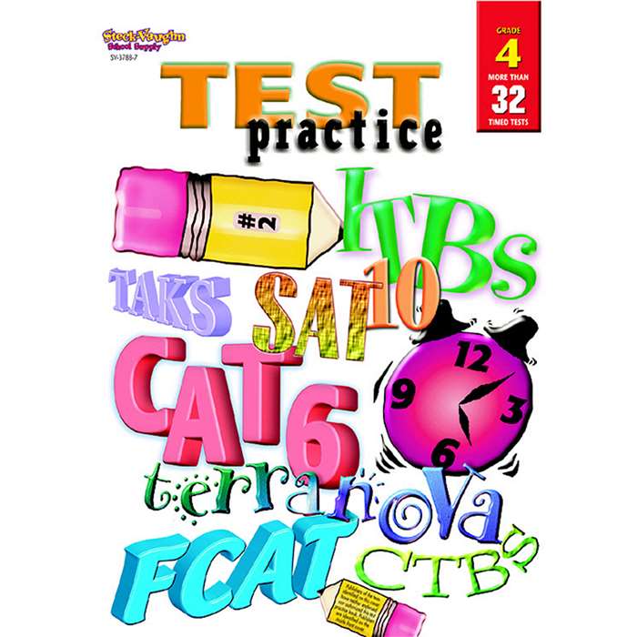 Test Practice Grade 4 By Harcourt School Supply