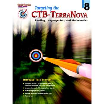 Test Success Targeting The Ctb/ Terranova Gr 8 By Harcourt School Supply