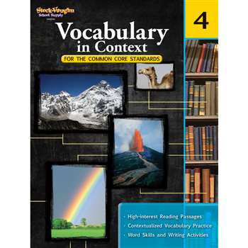 Gr 4 Vocabulary In Context For The Common Core Standards By Houghton Mifflin