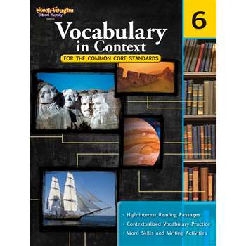 Gr 6 Vocabulary In Context For The Common Core Standards By Houghton Mifflin