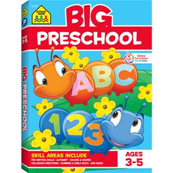 Big Preschool Workbook By School Zone Publishing