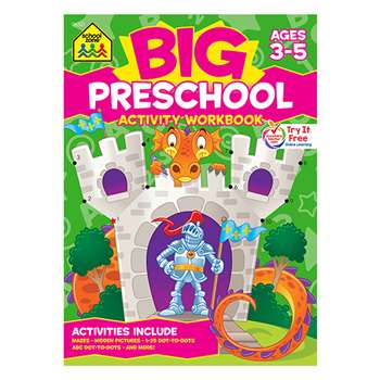 Big Preschool Activity Workbook, SZP06321