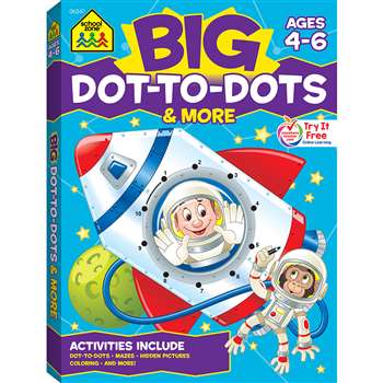 Big Workbook Alphabet Dot To Dots, SZP06347