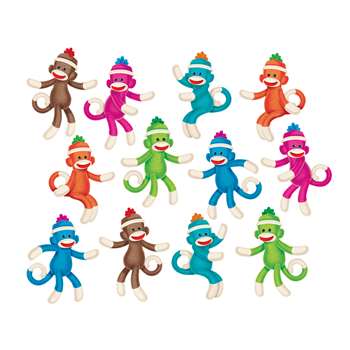 Sock Monkeys Solids Accents Variety Pack By Trend Enterprises