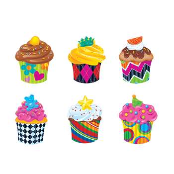 Bake Shop Cupcakes Mini Accents Variety Pack By Trend Enterprises
