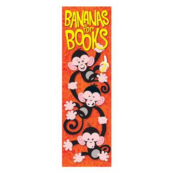 Bananas For Books Monkey Mischief Bookmarks By Trend Enterprises