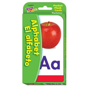 Pocket Flash Cards Alphabet El Alfabeto By Trend Enterprises