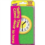 Pocket Flash Cards Telling Time Como Decir La Hora, T-23037