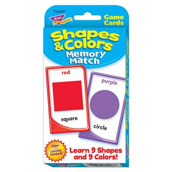 Challenge Cards Colors And Shape By Trend Enterprises