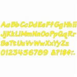 Ready Letters 4 Inch Italic Yellow By Trend Enterprises