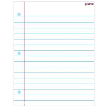 Notebook Paper Wipe Off Chart 17X22 By Trend Enterprises