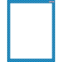 Polka Dots Blue Wipe Off Chart, T-27332