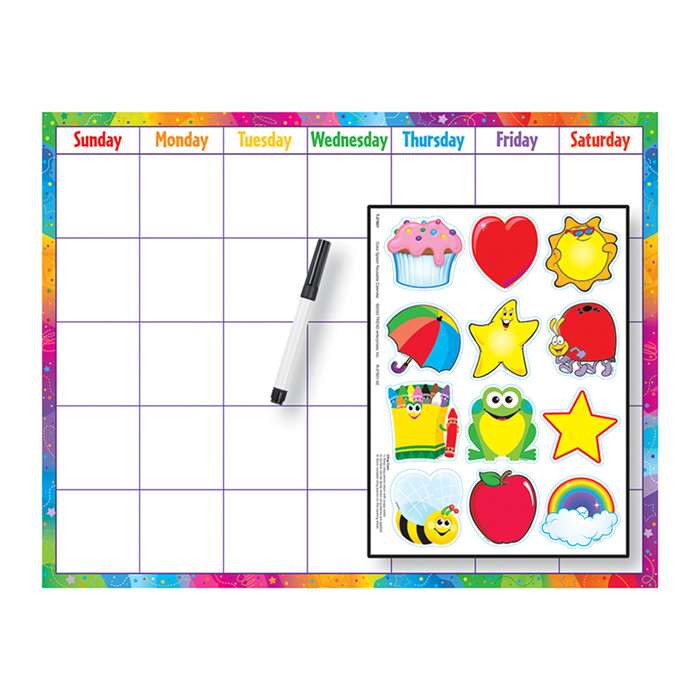 Reusable Calendar Cling Accents 17 X 22 By Trend Enterprises