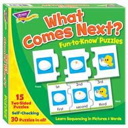 What Comes Next Sequencing Puz Fun- To-Know Puzzles By Trend Enterprises