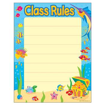 Chart Class Rules 17 X 22 Gr 1-2 By Trend Enterprises