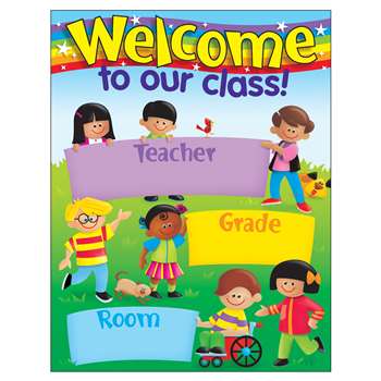 Learning Charts Welcome Trend Kids By Trend Enterprises