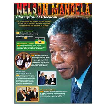 Nelson Mandela Learning Chart, T-38342