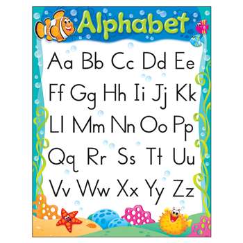 Alphabet Sea Buddies Learning Chart, T-38350