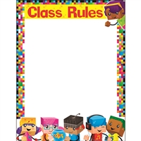 Class Rules Blockstars Learning Chart, T-38373