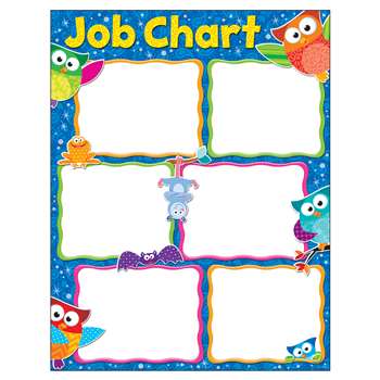 Job Chart Owl-Stars Learning Chart, T-38445