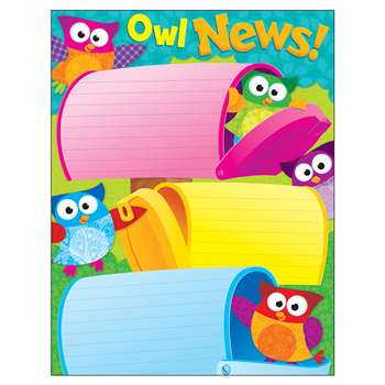 Owl News Learning Chart By Trend Enterprises