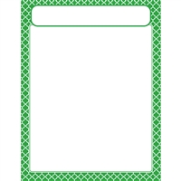 Moroccan Green Learning Chart, T-38603