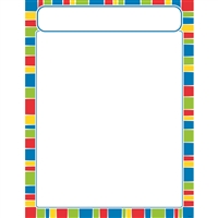 Stripe-Tacular Cheerful Learning Chart, T-38633