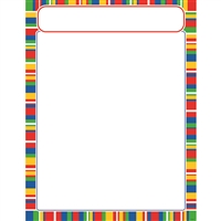 Stripe-Tacular Candy Learning Chart, T-38634