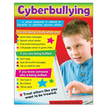 Cyberbullying Learning Chart Primary, T-38640