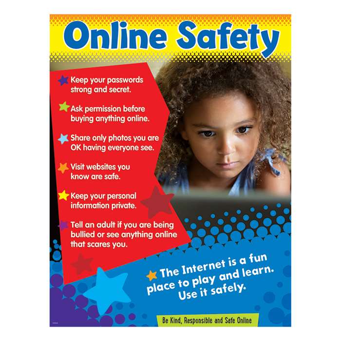 Online Safety Learning Chart Primary, T-38645