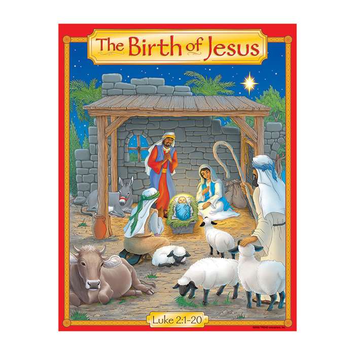 Learning Chart The Birth Of Jesus Story Chart By Trend Enterprises