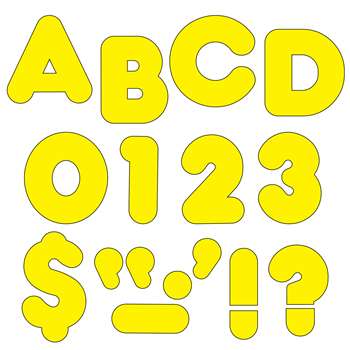 Ready Letters 2 Inch Casual Yellow By Trend Enterprises