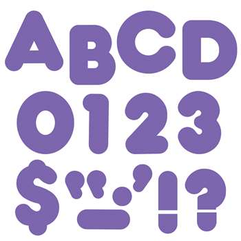 Ready Letters 2 Inch Casual Purple By Trend Enterprises